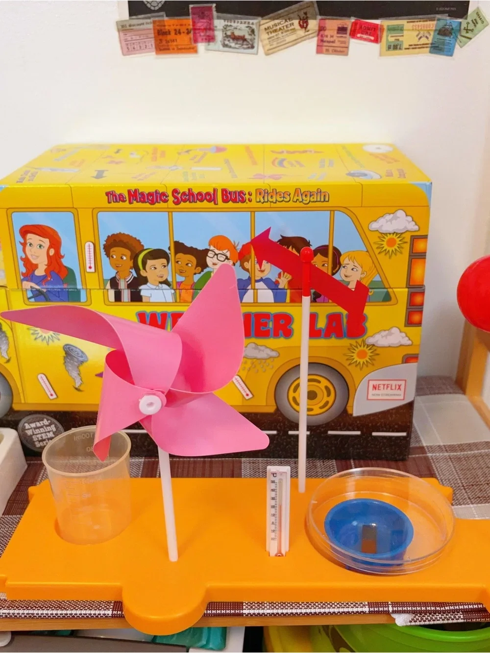 Kids' STEM Weather Lab Scholastic Magic Schoolbus Homeschool Open Box Complete